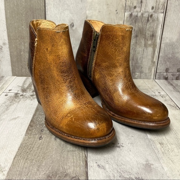 Bed Stu Yell Distressed Leather Booties Size 6.5 - Picture 5 of 16